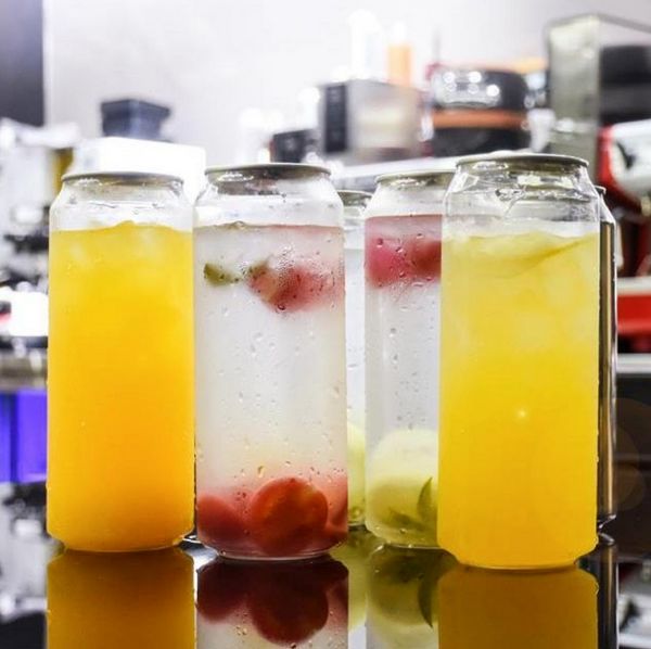 Optional Volume Plastic Juice Bottles 650ml With Sealing Machine Easy Open