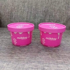 Custom Design Ice Cream Cups 12 OZ Disposable Paper Ice Cream Cup Yogurt Cup