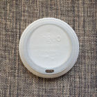 Pla Biodegradable Cup Lids , Reusable Cup Lids 80mm 90mm For 8oz 12oz 16oz Coffee Cups