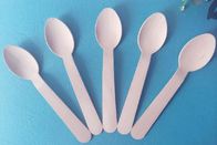 Restaurants Spoon Fork Knife Mini Wood Spoons For Ice Cream Individual Packing