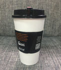 Disposable Coffee Paper Cup Sleeve 12oz Flexo Offset Printing Available