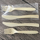 Hard Plastic Fork Knife And Spoon , Knife Fork Spoon For Cafe Restaurants