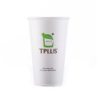 Single Wall Disposable Paper Cup 12oz Hot Drink With Logo Beverage Ps Pp Lids