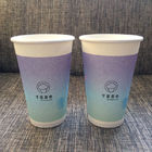 Single Wall Disposable Paper Cup 12oz Hot Drink With Logo Beverage Ps Pp Lids