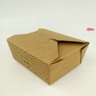 Packaging Paper Takeaway Box Custom Logo Pe Coated Interior Grease Resistant