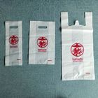 Compostable Plastic Bags , Eco Friendly Plastic Bags For 1,2,4 Cups Boba Tea
