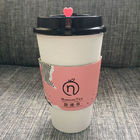Hot Drink Paper Cup Sleeve Jacket For Coffee Customized Size Odm Oem Cmyk Full Color