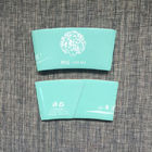 Hot Drink Paper Cup Sleeve Jacket For Coffee Customized Size Odm Oem Cmyk Full Color