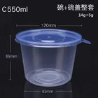 Pp Round Disposable Food Containers Hot Food Microwavable Eco - Friendly