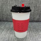 Custom Printed Paper Cup Sleeve With Lid Sleeve 8oz 12oz 16oz For Beverage