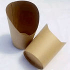 Snack Food Grade Disposable Paper Cup Brown Kraft Chip French Fries Eco Friendly