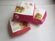 Disposable Paper Takeaway Box Clamshell Pack Burger Packaging Box Restaurants