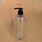 Alcohol Clear Hand Sanitizer Refill Bottle 300ml Hand Sanitizer Pump Bottle PET Material