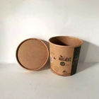 8oz Kraft Paper Disposable Ice Cream Cups Paper Ice Cream Tubs Eco Friendly