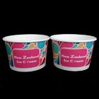 Biodegradable Ice Cream 300ml Kraft Paper Bowl With Paper Lid