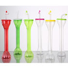 900ml Clear Party LED Yard Cup Cocktail PET Slush Ice Cup 40cm Height