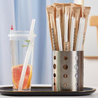Cornstarch Biodegradable PLA Straws Individually Packaged