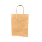 Matte Lamination Bakery Packaging Bags Biodegradable Brown Kraft Paper Bags