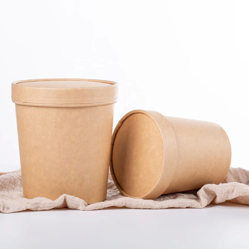 32 Oz Paper Catering Carry Out Box for Cold or Hot Food