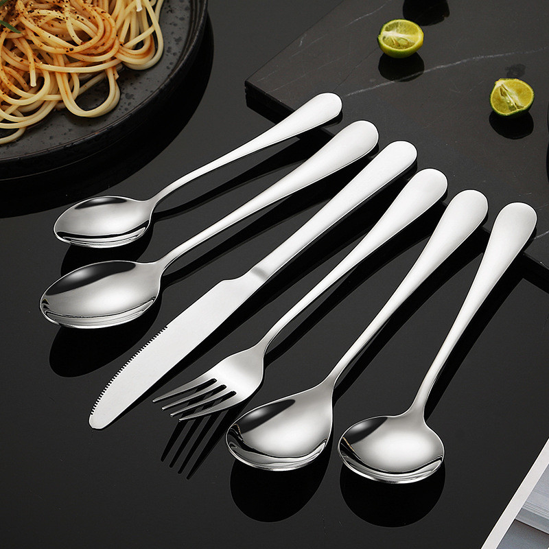 Stainless Steel Spoon Fork Knife Versatile for All Meals Dishwasher Safe Yes Professional Grade