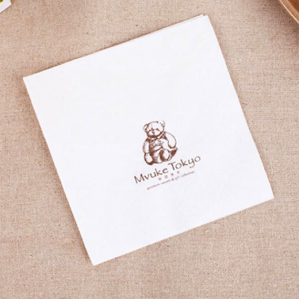 Custom Logo Printed flower Paper Napkins for Wedding Party Event Restaurant Use Wholesale