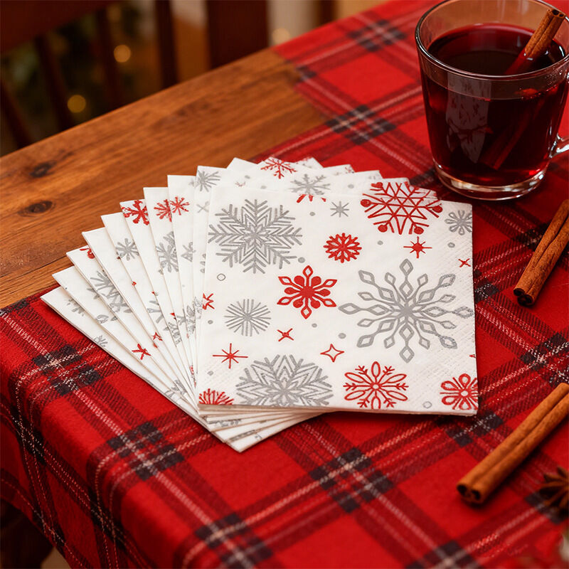 Custom Logo Printed flower Paper Napkins for Wedding Party Event Restaurant Use Wholesale