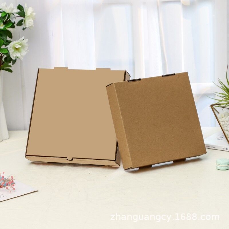 Pizza Boxes – 7, 8, 9, 10, 12 Inch Disposable Kraft Pizza Packaging Boxes, Aluminum Foil Pizza Takeout Containers