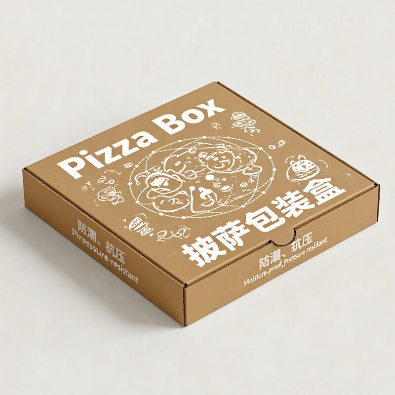 Pizza Boxes – 7, 8, 9, 10, 12 Inch Disposable Kraft Pizza Packaging Boxes, Aluminum Foil Pizza Takeout Containers