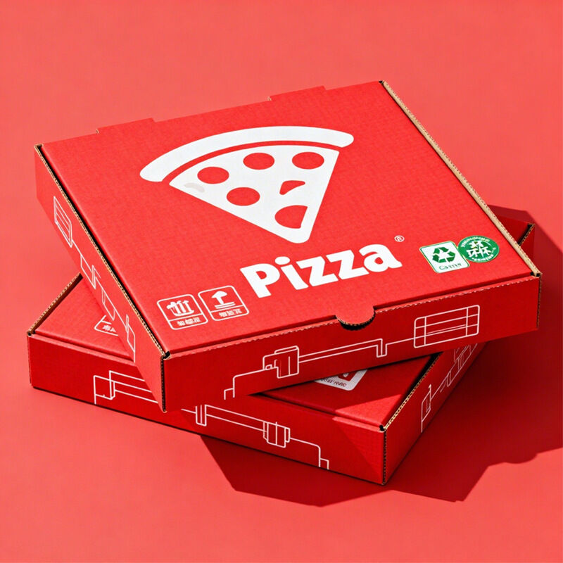 Pizza Boxes – 7, 8, 9, 10, 12 Inch Disposable Kraft Pizza Packaging Boxes, Aluminum Foil Pizza Takeout Containers