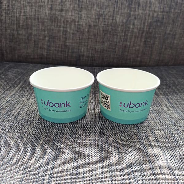 Disposable Ice Cream Cups with Lids Custom Printed PP / Paper Frozen Dessert Containers for Gelato, Yogurt & TakeawayDisposable Ice Cream Cups with Lids – Custom Printed PP / Paper Frozen Dessert Con