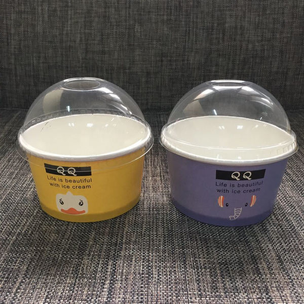 Disposable Ice Cream Cups with Lids Custom Printed PP / Paper Frozen Dessert Containers for Gelato, Yogurt & TakeawayDisposable Ice Cream Cups with Lids – Custom Printed PP / Paper Frozen Dessert Con