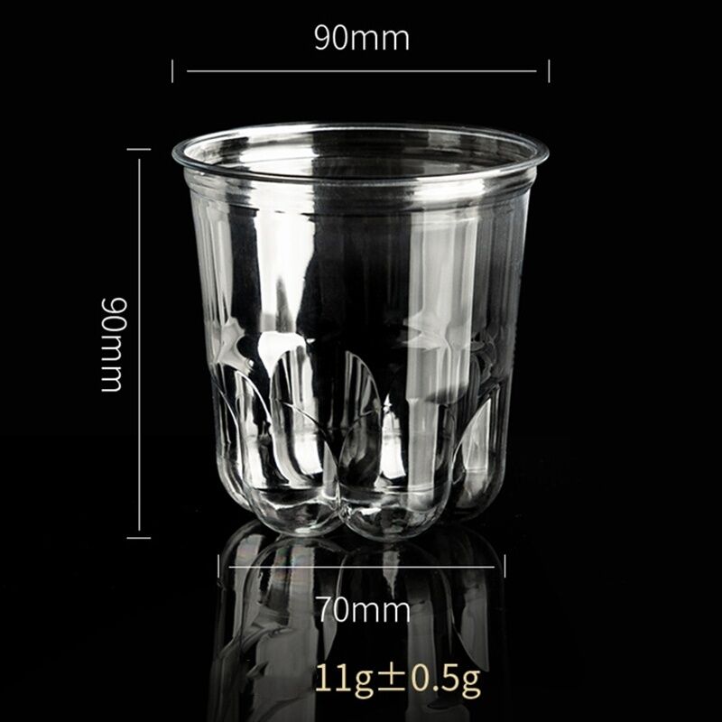 Cute and Creative Cat Claw Cup Disposable Coffee Cup with Lid Transparent High Beauty Cold Drink Milk Tea Cup