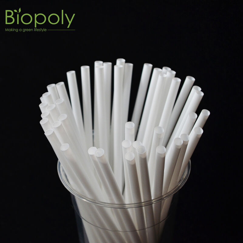 Wholesale Disposable Individually Wrapped PLA Biodegradable Straws – Food Grade Thick Straws for Bubble Tea