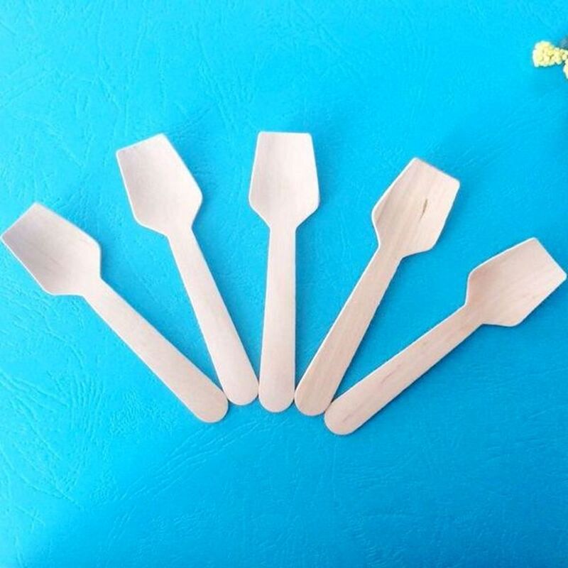 160mm Biodegradable Wooden Cutlery Set – Disposable Knife Fork Spoon & Napkin Kit, 250 Sets/Bulk Pack for Party & Event