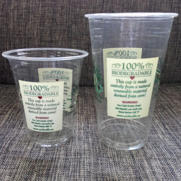 16 Oz Biodegradable And Compostable Tableware Clear Cups For Cold Drink