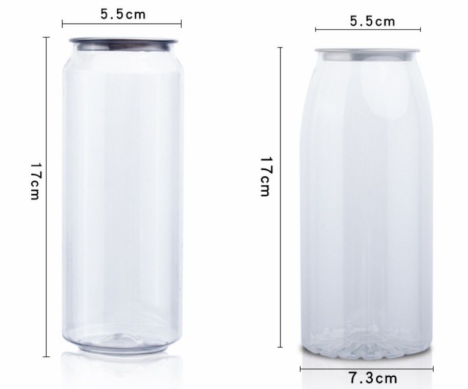 Optional Volume Plastic Juice Bottles 650ml With Sealing Machine Easy Open