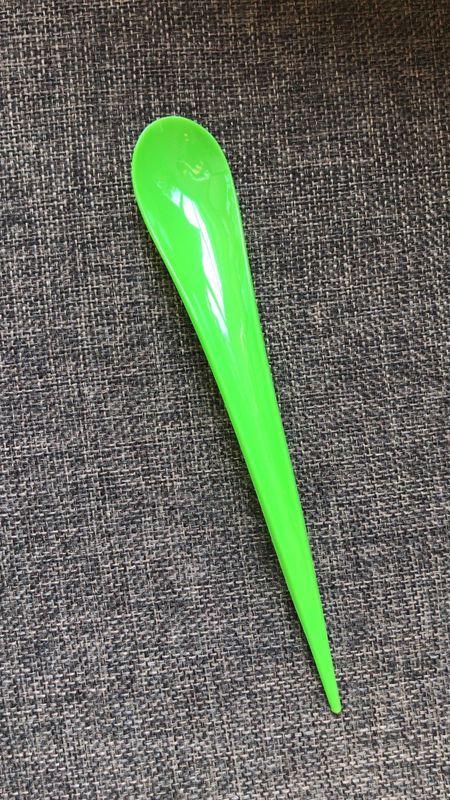 Water Drop Style Spoon Fork Knife Disposable Plastic Spoon Good Hardness