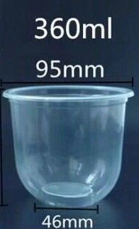 Milk Tea Biodegradable Plastic Cups , Compostable Plastic Cups Recyclable