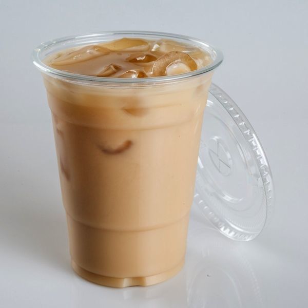 12oz 16oz Plastic Disposable Drinking Cup For Boba Tea Customized Logo