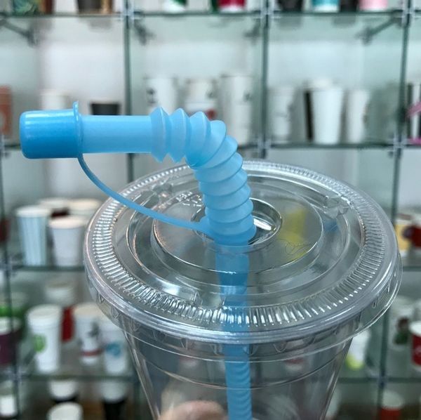 90mm Flat Plastic Cup Lid For Cold Drinking Cups Transparent Heat - Resistant