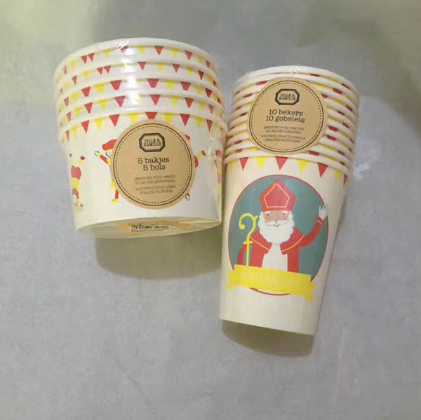 single wall Container Paper Ice Cream Cups Yoghurt Paper Boxes 1oz To 32oz