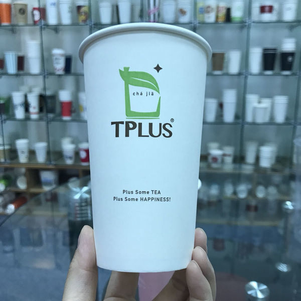 Single Wall Disposable Paper Cup Design Paper Coffee Cup Beverage With Lid