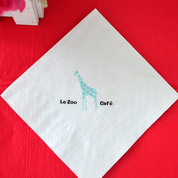 Wedding Dining Table Napkins , 25*25 cm Disposable Dinner Napkins Party
