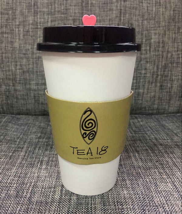 Hot Paper Cup Sleeve Coffee With Logo Flexo Offset Printing Various Colors