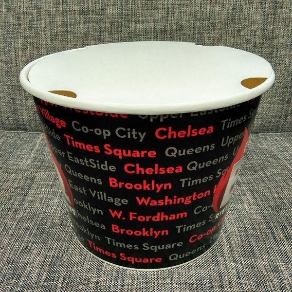 85 Oz Disposable Food Containers Customized Paper Fried Chicken Bucket