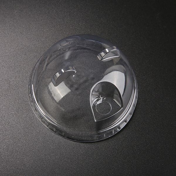 PP Material Plastic Cup Lid Bear Shape Heat Resistant With X Hole For Straws