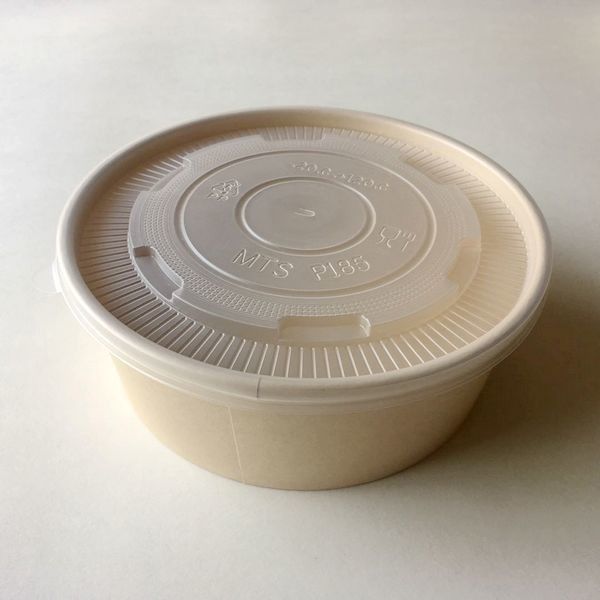 500ml Kraft Bamboo Compostable Biodegradable Paper Bowls