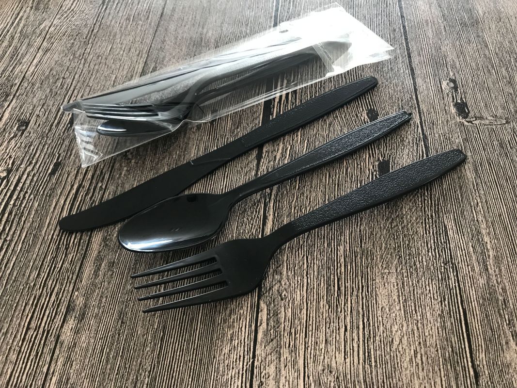 SGS Food Grade Tableware Disposable PP Spoon Fork Knife
