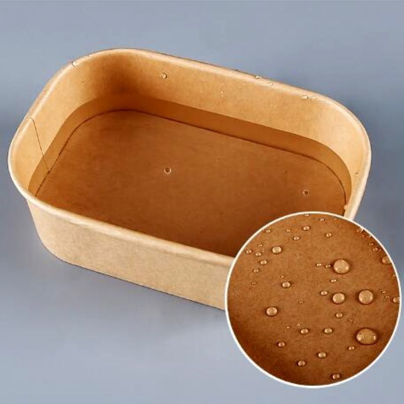 Compostable 500ml Disposable Food Containers Eco Friendly