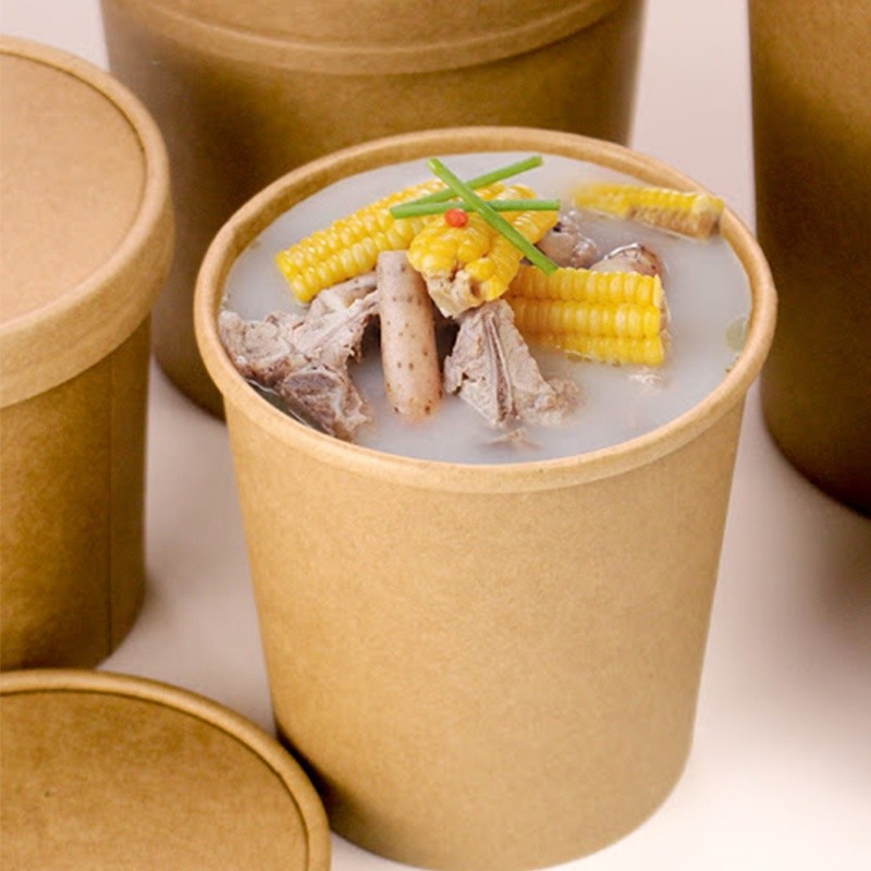 Embossing PE Coated Double Wall Paper Cups 32oz Eco Friendly